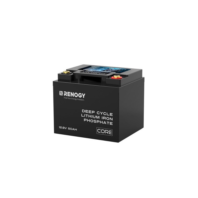 Renogy CORE 50Ah 12V LiFePO4 baterie Deep Cycle | IP65 | záruka 5 let