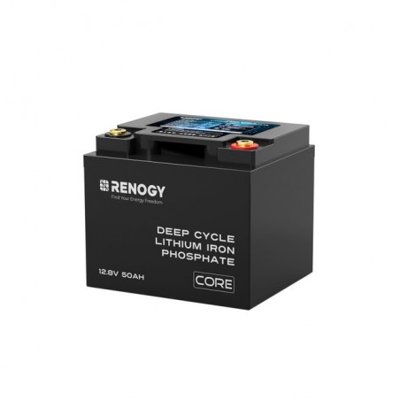 Renogy CORE 50Ah 12V LiFePO4 baterie Deep Cycle | IP65 | záruka 5 let