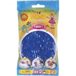 Hama zažehlovací neonové modré korálky 1000ks MIDI Hama HA-H207-36